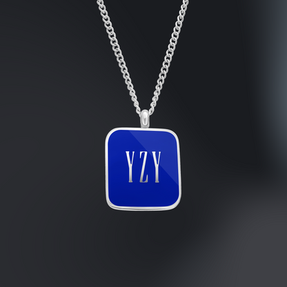 YZY GAP Necklace Blue